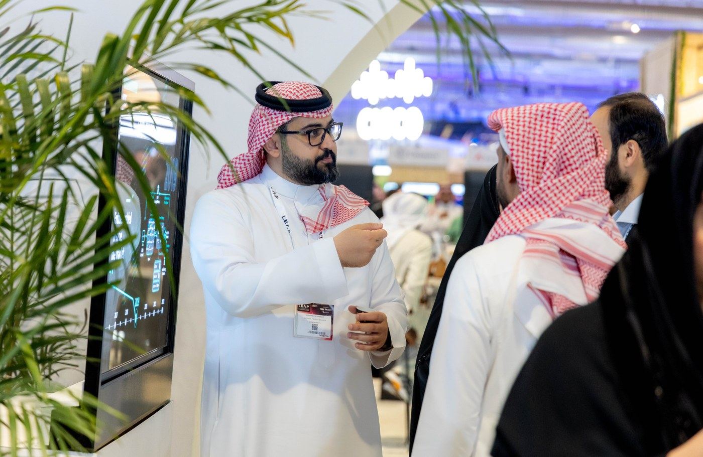 جناح المدفوعات السعودية في معرض ليب